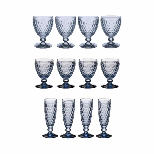 Villeroy & Boch Boston Coloured Wein- & Sektgläser 12er Set Rot 5