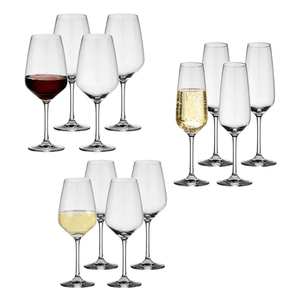 Villeroy & Boch Voice Basic Glas Wein-und Sektgläser 12er Set 1