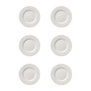 Villeroy & Boch Manufacture Rock Gourmetteller Weiß 32 Cm 6er Set 17