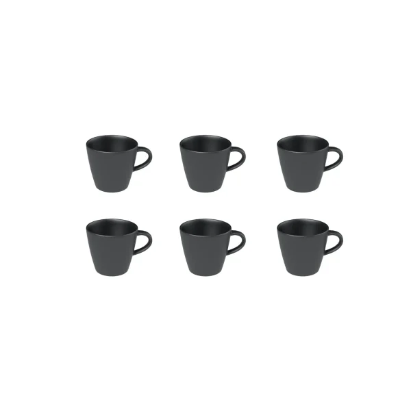 Villeroy & Boch Manufacture Rock Espressotasse Schwarz 60 Ml 6er Set 1