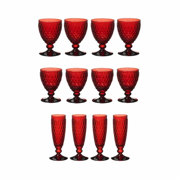 Villeroy & Boch Voice Basic Glas Wein-und Sektgläser 12er Set 5