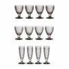 Villeroy & Boch Boston Coloured Weißwein- & Sektgläser Set 12er Set Smoke 23