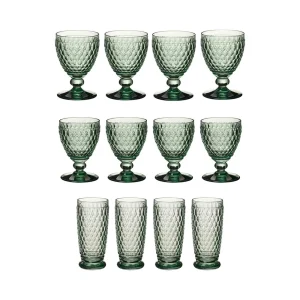 Villeroy & Boch Boston Coloured Wein- & Longdrinkgläser 12er Set Rosa 11