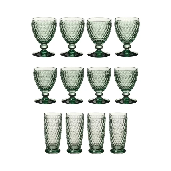 Villeroy & Boch Boston Coloured Wein- & Longdrinkgläser 12er Set Rosa 3