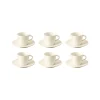 Villeroy & Boch Manufacture Rock Espresso Set Weiß 12-teilig 25