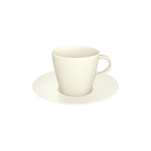 Villeroy & Boch Manufacture Rock Kaffeetasse Mit Untertasse Schwarz 15
