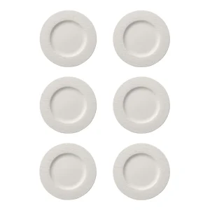 Villeroy & Boch Manufacture Rock Gourmetteller Weiß 32 Cm 6er Set 13