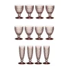 Villeroy & Boch Boston Coloured Weißwein- & Sektgläser Set 12er Set Rosa 25