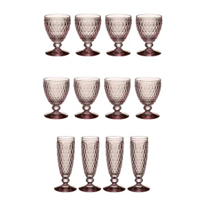 Villeroy & Boch Boston Coloured Weißwein- & Sektgläser Set 12er Set Grün 13