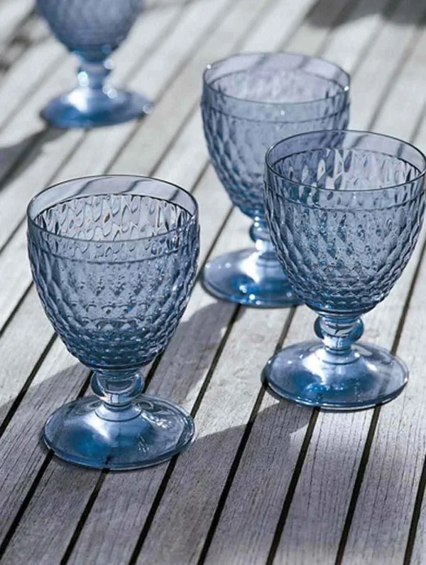Villeroy & Boch Boston Coloured Sektschale 398 Ml Blau 4er Set 7
