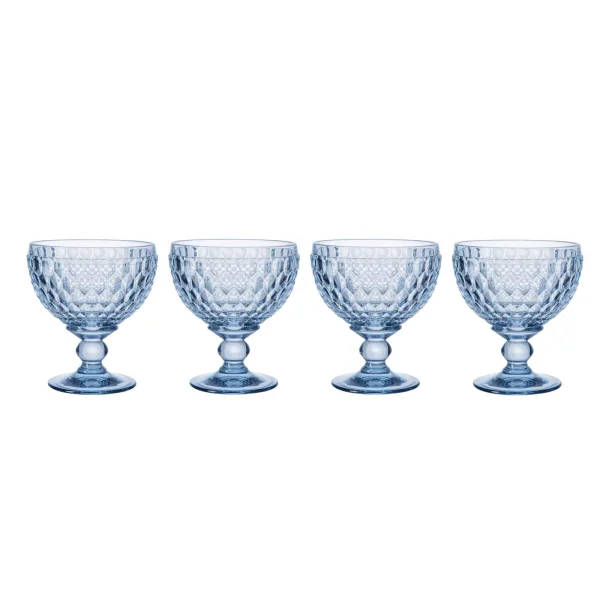 Villeroy & Boch Boston Coloured Sektschale 398 Ml Blau 4er Set 1