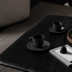 Villeroy & Boch Manufacture Rock Kaffeetasse Mit Untertasse Schwarz 21