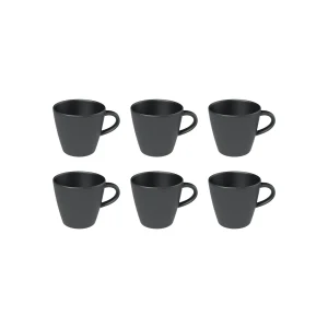 Villeroy & Boch Manufacture Rock Espressotasse Schwarz 60 Ml 6er Set 15