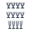 Villeroy & Boch Boston Coloured Weißwein- & Sektgläser Set 12er Set Blau 23