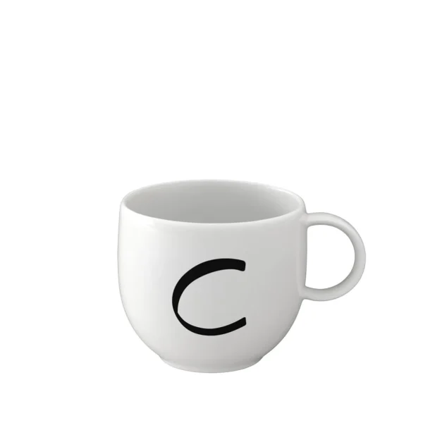 Becher C Letters In Weiß 1