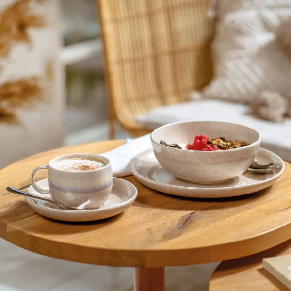 Kaffeetasse Perlemor Sand In Beige 3