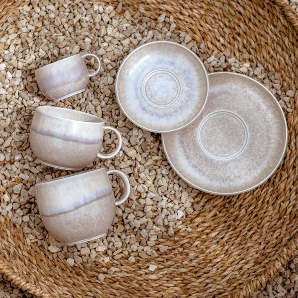 Kaffeetasse Perlemor Sand In Beige 5