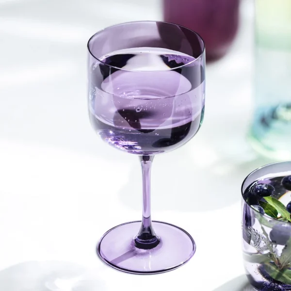Weinkelch, Set 2 Tlg. Like Lavender In Lila 3
