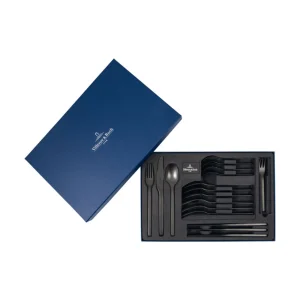 Villeroy & Boch 24er Set Tafelservice Mit Besteck Manufacture Rock In Weiß 20