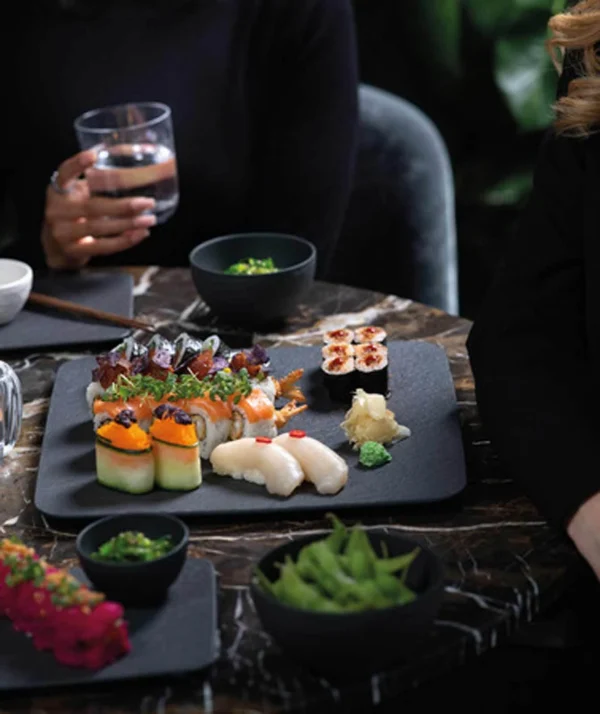 Villeroy & Boch 2er Set Servierplatten Manufacture Rock In Schwarz 9