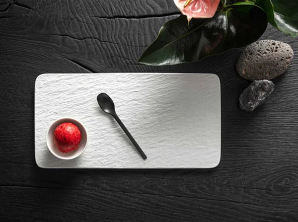 Villeroy & Boch 2er Set Servierplatten Manufacture Rock In Weiß 5