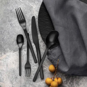 Villeroy & Boch 32er Set Kombiservice Mit Besteck Manufacture Rock In Schwarz 28