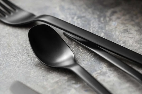 Villeroy & Boch 32er Set Kombiservice Mit Besteck Manufacture Rock In Schwarz 11