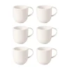 Villeroy & Boch 6er Set Becher Mit Henkel NewMoon 390 Ml In Weiß 5