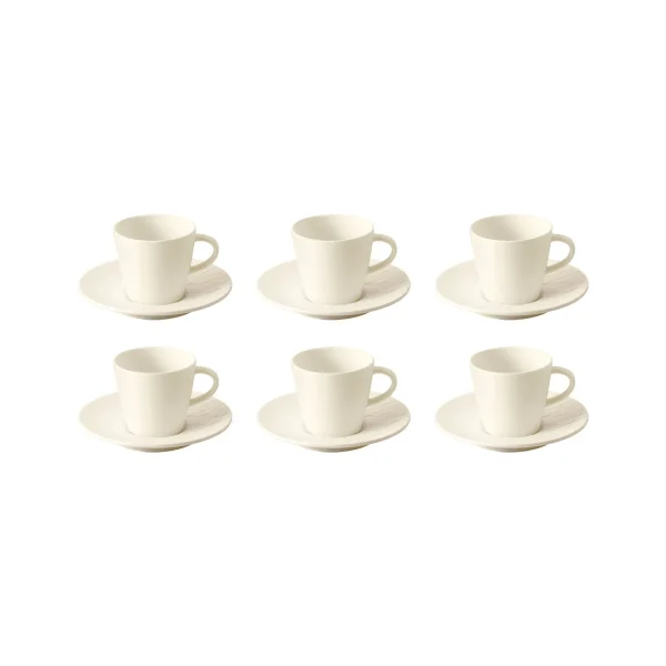 Villeroy & Boch 6er Set Espresso Set Manufacture Rock 60 Ml In Weiß 1
