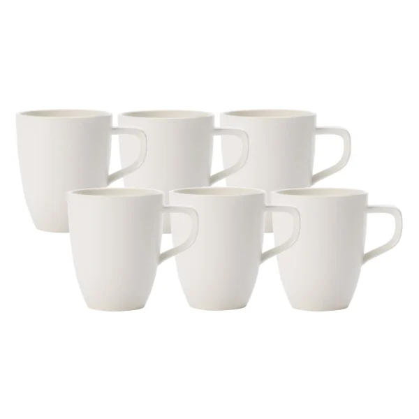 Villeroy & Boch 6er Set Kaffeebecher Artesano Original 380 Ml In Weiß 1
