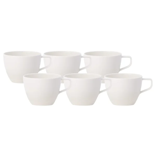 Villeroy & Boch 6er Set Kaffeetassen Artesano Original 250 Ml In Weiß 1