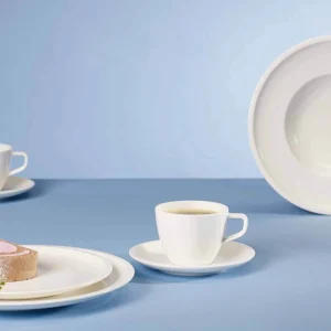 Villeroy & Boch 6er Set Kaffeeuntertassen Artesano Original ø 16 Cm In Weiß 12