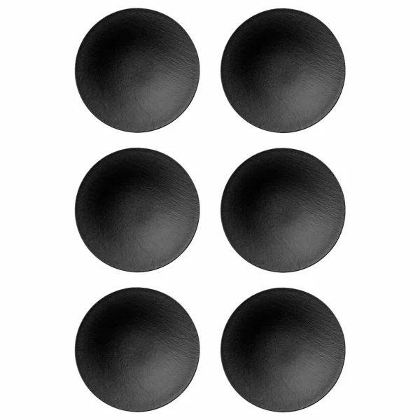 Villeroy & Boch 6er Set Schale Manufacture Rock Ø 29 Cm In Schwarz 1