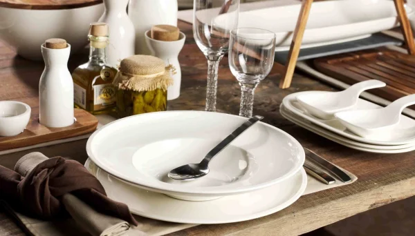 Villeroy & Boch 6er Set Suppenteller Artesano Original ø 25 Cm In Weiß 6