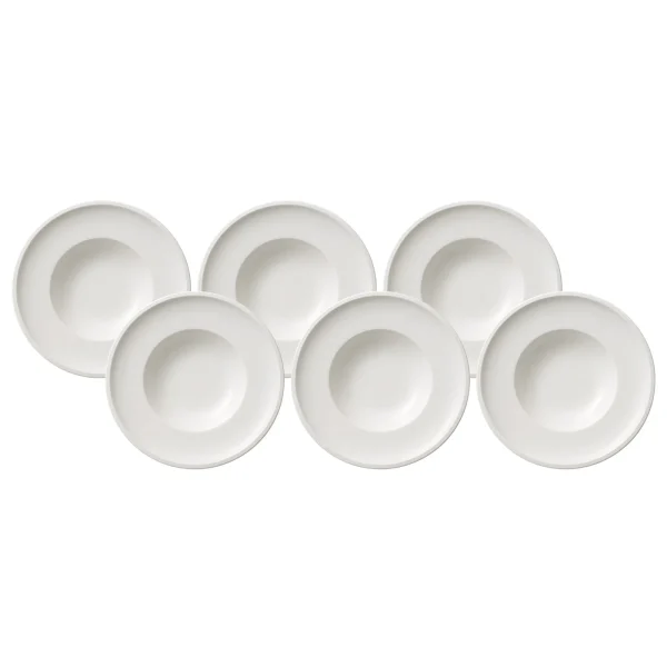 Villeroy & Boch 6er Set Suppenteller Artesano Original ø 25 Cm In Weiß 1