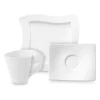 Villeroy & Boch 8tlg. Kaffeeservice “NewWave” In Weiß 8