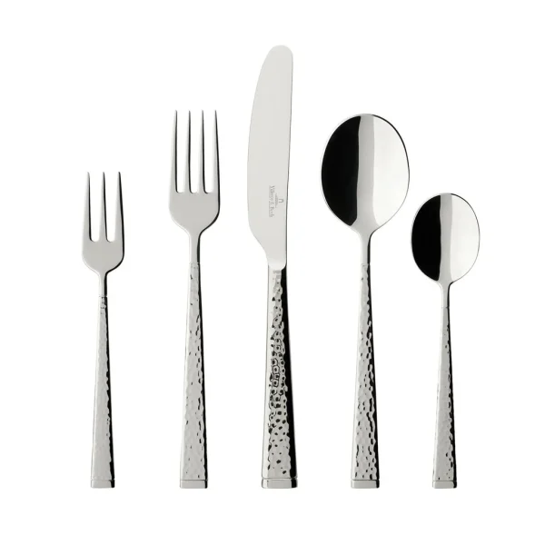 Villeroy & Boch Besteck-Set, 5-teilig Blacksmith In Silber/platin 1