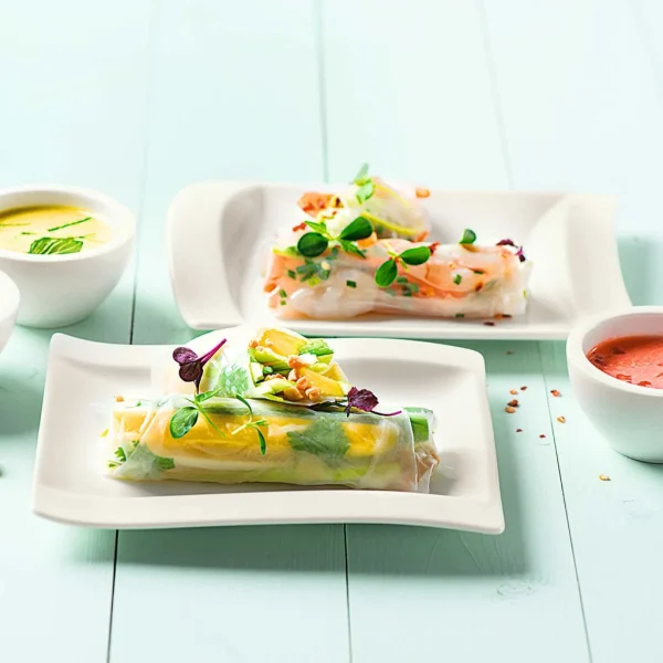 Villeroy & Boch Brotteller Eckig NewWave In Weiß 3