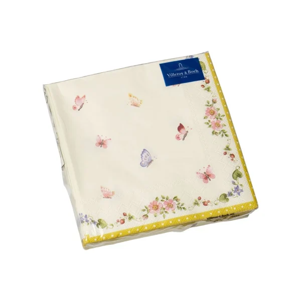 Villeroy & Boch Cocktail Serviette Schmetterling Oster Accessoires In Weiß 1