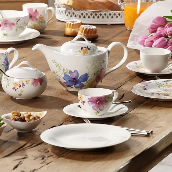 Villeroy & Boch Frühstücksuntertasse Mariefleur Gris Basic In Bunt 4