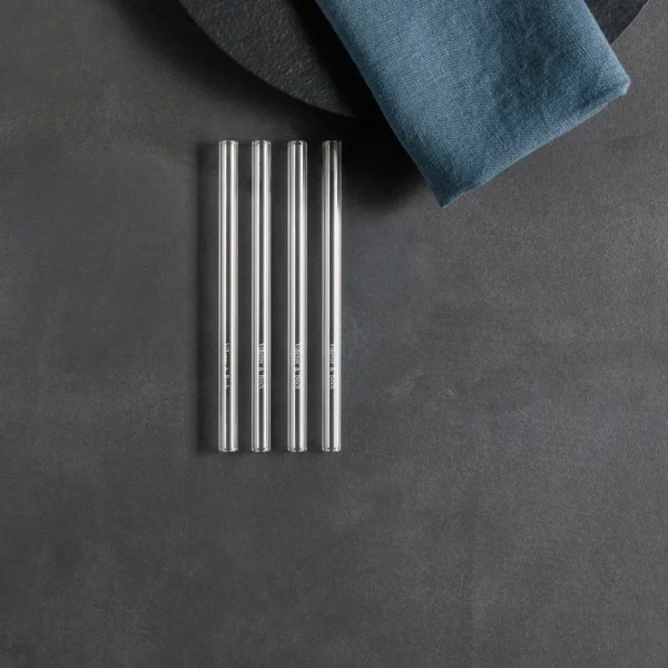 Villeroy & Boch Glas-Trinkhalm Kurz, Set 4tlg Purismo Bar In Klar 4