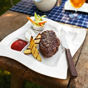 Villeroy & Boch Grill Plate Klein NewWave In Weiß 6