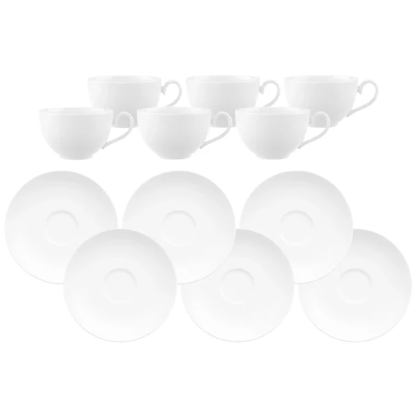Villeroy & Boch Großes Kaffeeservice Royal In Weiß 1