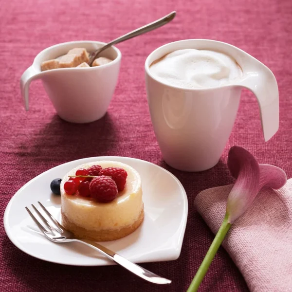 Villeroy & Boch Kaffeeobertasse Flow In Weiß 3
