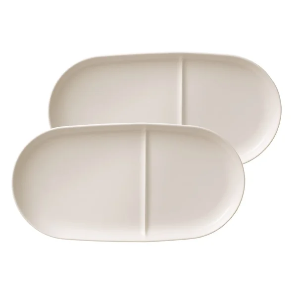 Villeroy & Boch Keramiktablett Set 2 Stück Soup Passion In Weiß 1