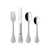 Villeroy & Boch Kinderbesteck 4tlg. Teddy In Silber/platin 14