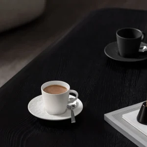 Villeroy & Boch Mokka-/Espressountertasse Manufacture Rock Blanc In Weiß 7
