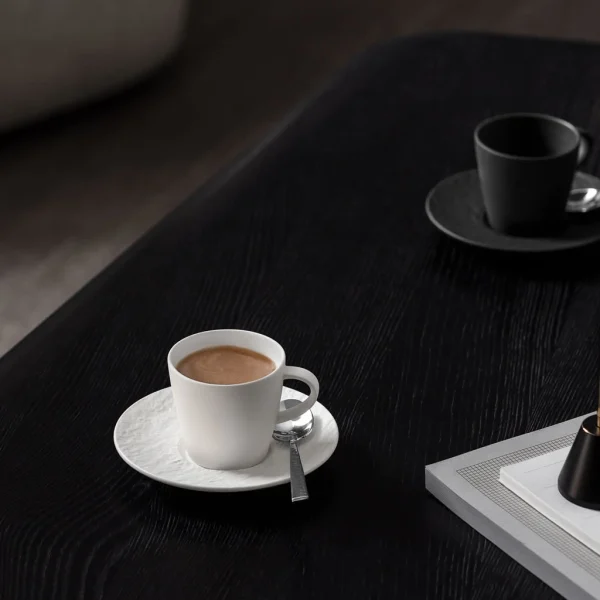 Villeroy & Boch Mokka-/Espressountertasse Manufacture Rock Blanc In Weiß 3