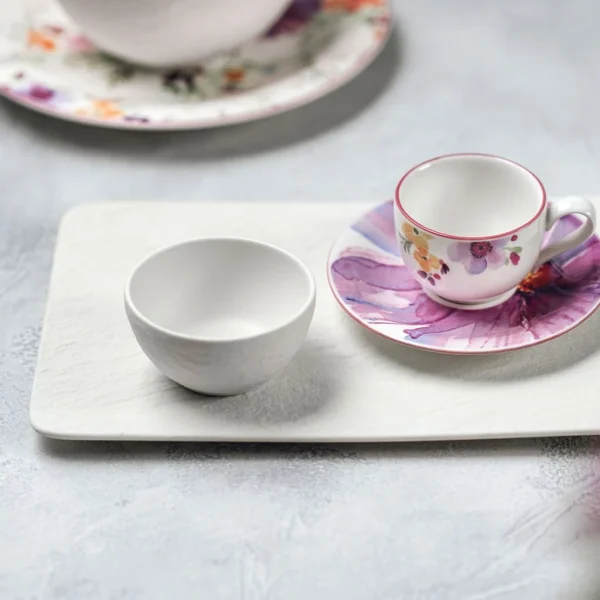 Villeroy & Boch Multifunktionsteller Rechteckig Manufacture Rock Blanc In Weiß 4