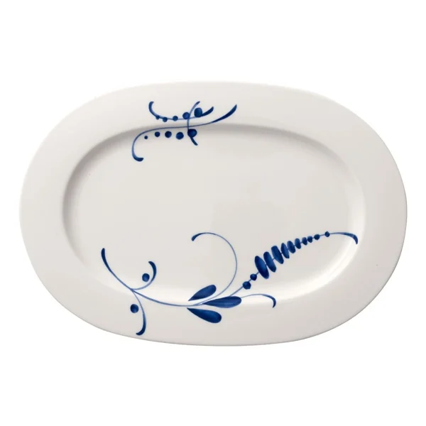 Villeroy & Boch Platte Oval Vieux Luxembourg Brindille In Weiß 1